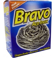 ESFREGAO INOX MAXI BRAVO