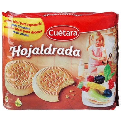 BOLACHA HOJALDRADA CUETARA 600GR