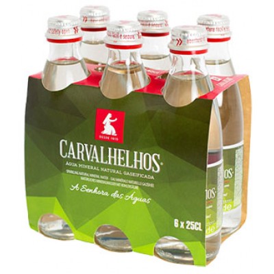 AGUA C/GAS CARVALHELHOS VIDRO 250ML