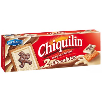 BOLACHA CHIQUILIN 2 CHOC/150GR