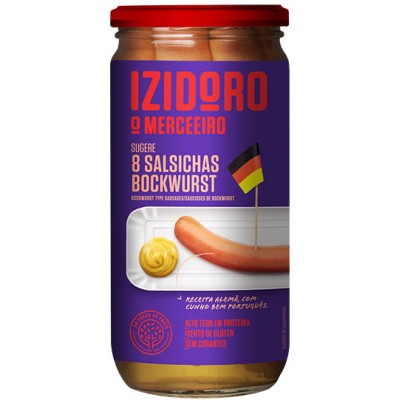 SALSICHAS BOCKWURST IZIDORO 8UND
