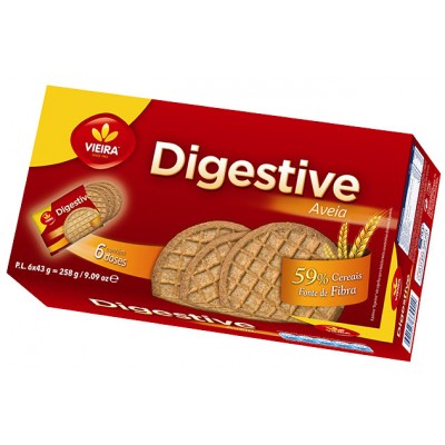 BOLACHA DIGESTIVE AVEIA VIEIRA CASTRO 258GR