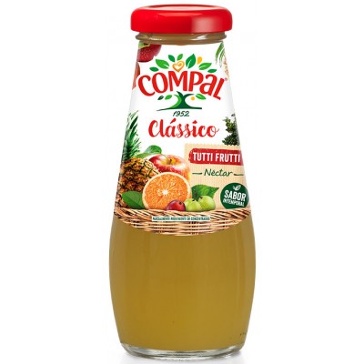 COMPAL VIDRO TUT/FRUTI 200ML