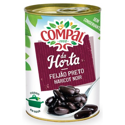 FEIJAO PRETO COMPAL 410GR
