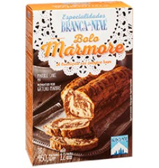 BOLO MARMORE BRANCA NEVE 450GR