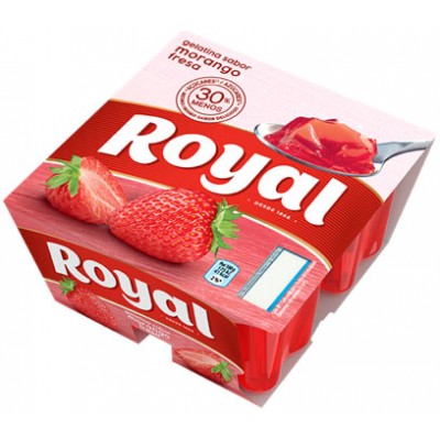 GELATINA MORANGO ROYAL P4 400GR