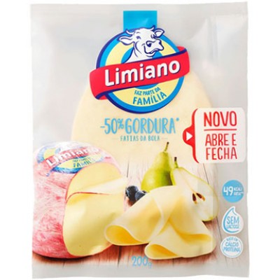 QUEIJO LIMIANO LIGHT FATIADO 200GR