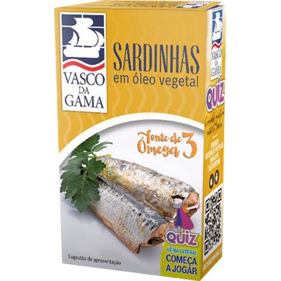 SARDINHA OLEO VASCO GAMA 120GR