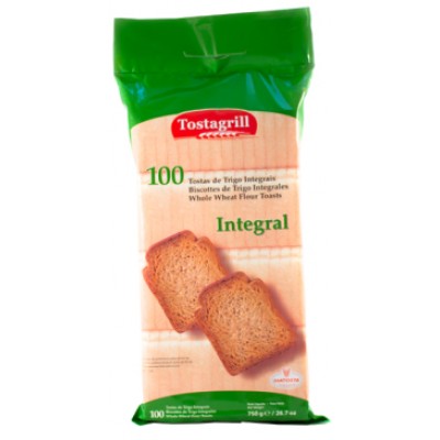 TOSTAGRILL INTEGRAL 750GR 100UND