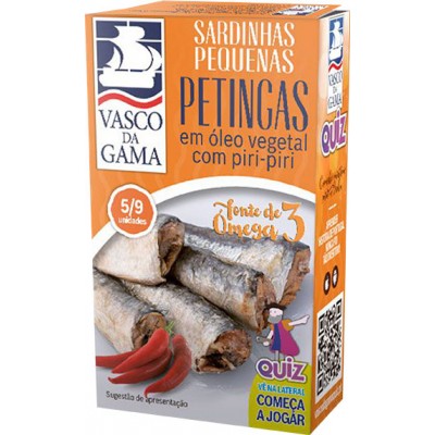 PETINGA OLEO VEGETAL VASCO GAMA 90GR
