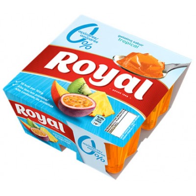 GELATINA LIGHT TROPICAL ROYAL P4 400GR