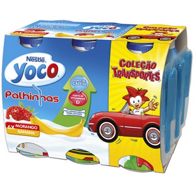 YOCO DRINK MOR/BANANA P6 515ML