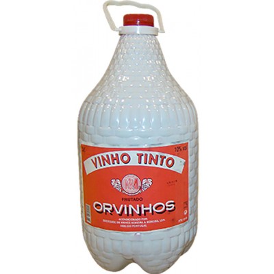 GARRAFAO VINHO TINTO ORVINHOS 5LT