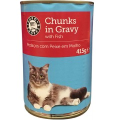 CHUNKS GRAVY C/PEIXE 410GR