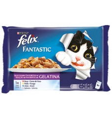FELIX FANT/GELAT SALM P/GATO 4+2GRATIS