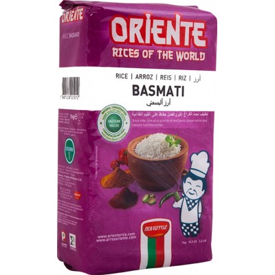 ARROZ ORIENTE BASMATI 1KG