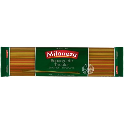 ESPARGUETE TRICOLOR MILANEZA 500GR