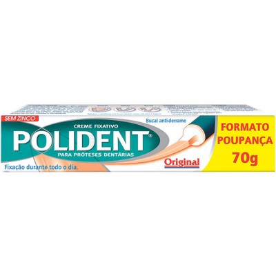 CREME FIXACAO POLIDENT ORIGINAL 70GR