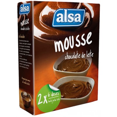 MOUSSE CHOCOLATE LEITE ALSA 300GR