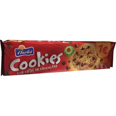 COOKIES CHOCOLATE FLORBU 185GR
