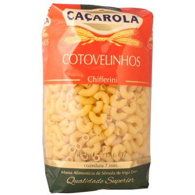 COTOVELINHOS CACAROLA 500GR