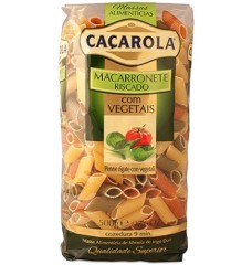 MACARRAO RISC/VEGETAIS CACAROLA 500GR