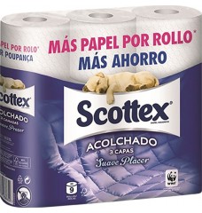 PAPEL HIG SCOTTEX ALCOLCHADO 9ROLOS