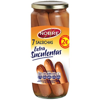 SALSICHAS NOBRE EXT/SUCULENTAS 7UND