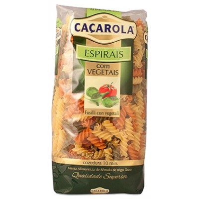 ESPIRAIS C/VEGETAIS CACAROLA 500GR