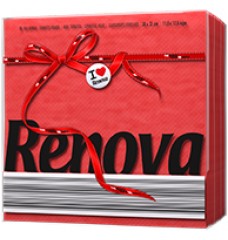 GUARDANAPO RENOVA VERMELHO 30-32 70UND