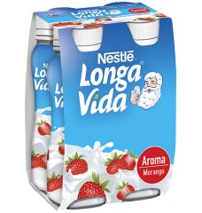 LONGA VIDA LIQ MORANGO P4 600ML