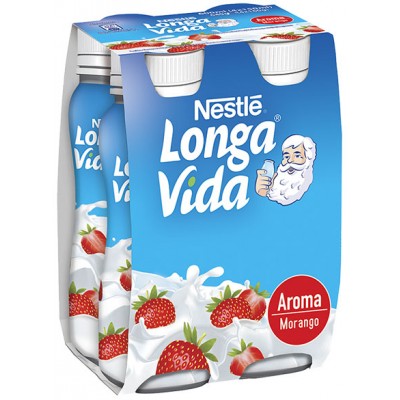 LONGA VIDA LIQ MORANGO P4 600ML