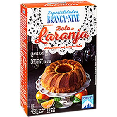 BOLO LARANJA BRANCA NEVE 450GR