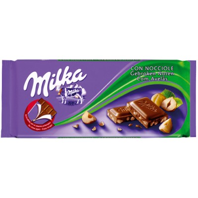 CHOCOLATE AVELAS MILKA 100GR