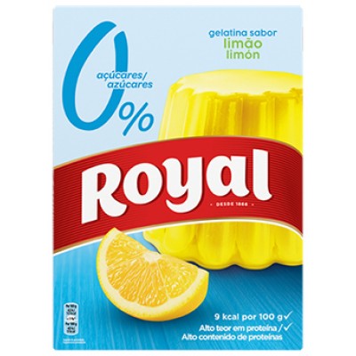 GELATINA PACOTE LIMAO ROYAL 10KCAL 31GR