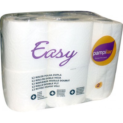 PAPEL HIG EASY PAMPILAR 12 ROLOS