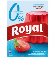 GELATINA PACOTE MORANGO ROYAL 10KCAL 31GR