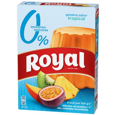 GELATINA PACOTE TROPICAL ROYAL 10KCAL 31GR