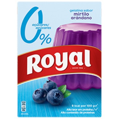 GELATINA PACOTE MIRTILO ROYAL 10KCAL 31GR