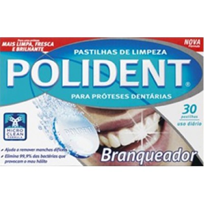 POLIDENT BRANQUEADOR 30UND