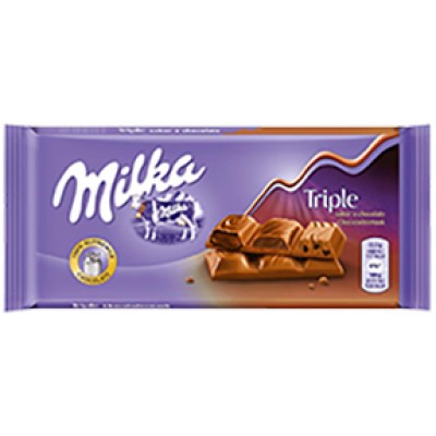 CHOCOLATE TRIPLE CHOC/MILKA 90GR