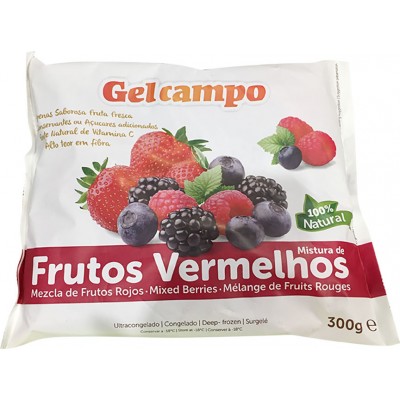 MISTURA FRUTOS VERMELHOS GELCAMPO 300GR