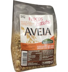 FLOCOS AVEIA TOSTADOS SALUTEM 375GR