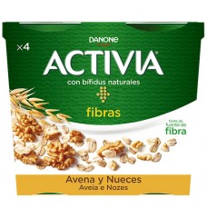ACTIVIA FIB/AVEIA NOZES P4 480GR