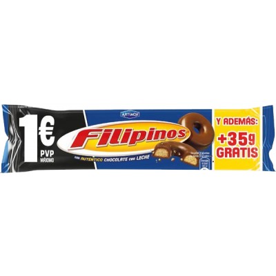 FILIPINOS CHOC/LEITE 100GR+35GRATIS