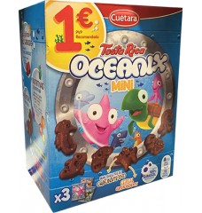 BOLACHA TOSTA RICA OCEANIX MINI CHOC CUETARA 120GR