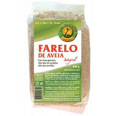 FARELO AVEIA INTEGRAL 100% 400GR