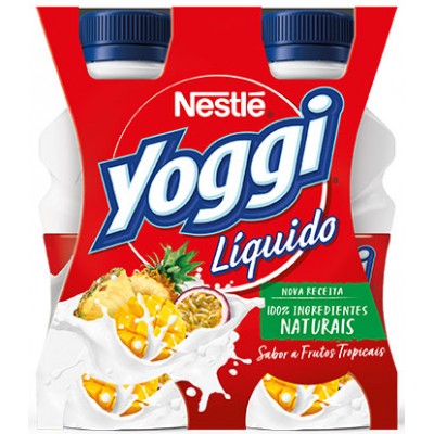 YOGGI LIQ FRUTOS TROPICAIS P4 149ML