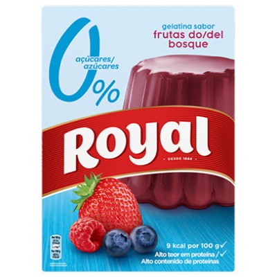 GELATINA PACOTE FRUT BOSQ ROYAL 10KCAL 31GR