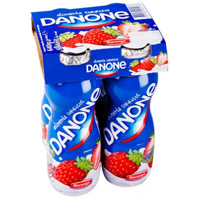 DANONE LIQ MORANGO P4 580ML